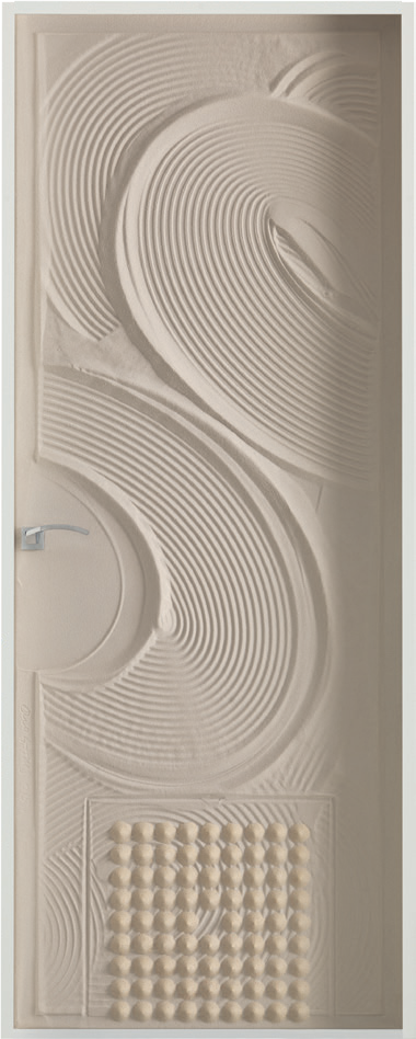 Casa Zen | Takla sculpted door design