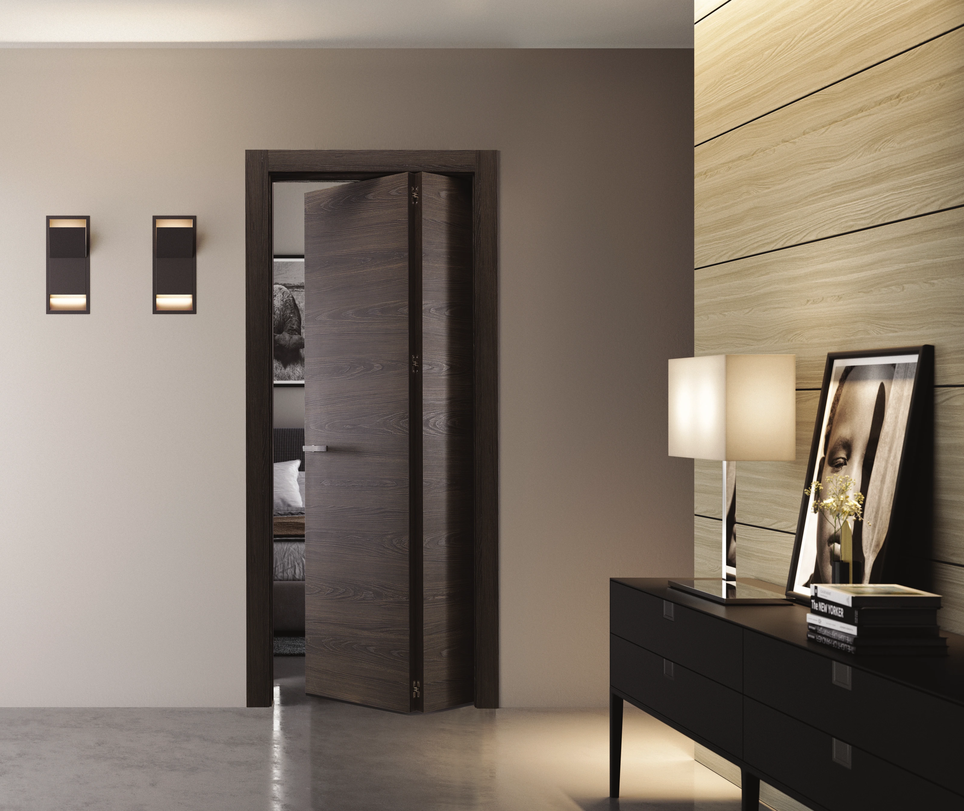 Bertolotto Materik 111M: dark folding door