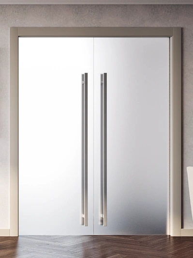 Bertolotto Alaska: double frosted glass doors with long handles
