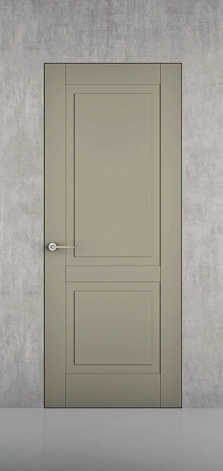 Bertolotto Panto Quadra: closed muted-green door