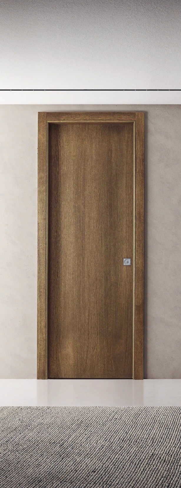 Bertolotto CL: closed timber pocket sliding door