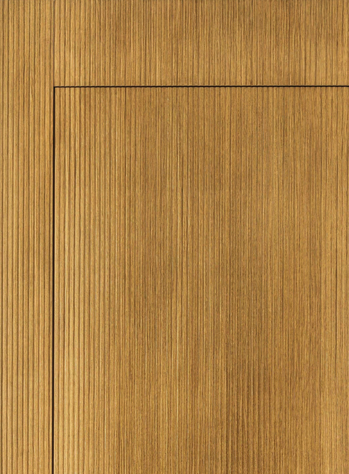 Bertolotto Millerighe: grooved oak door head and frame