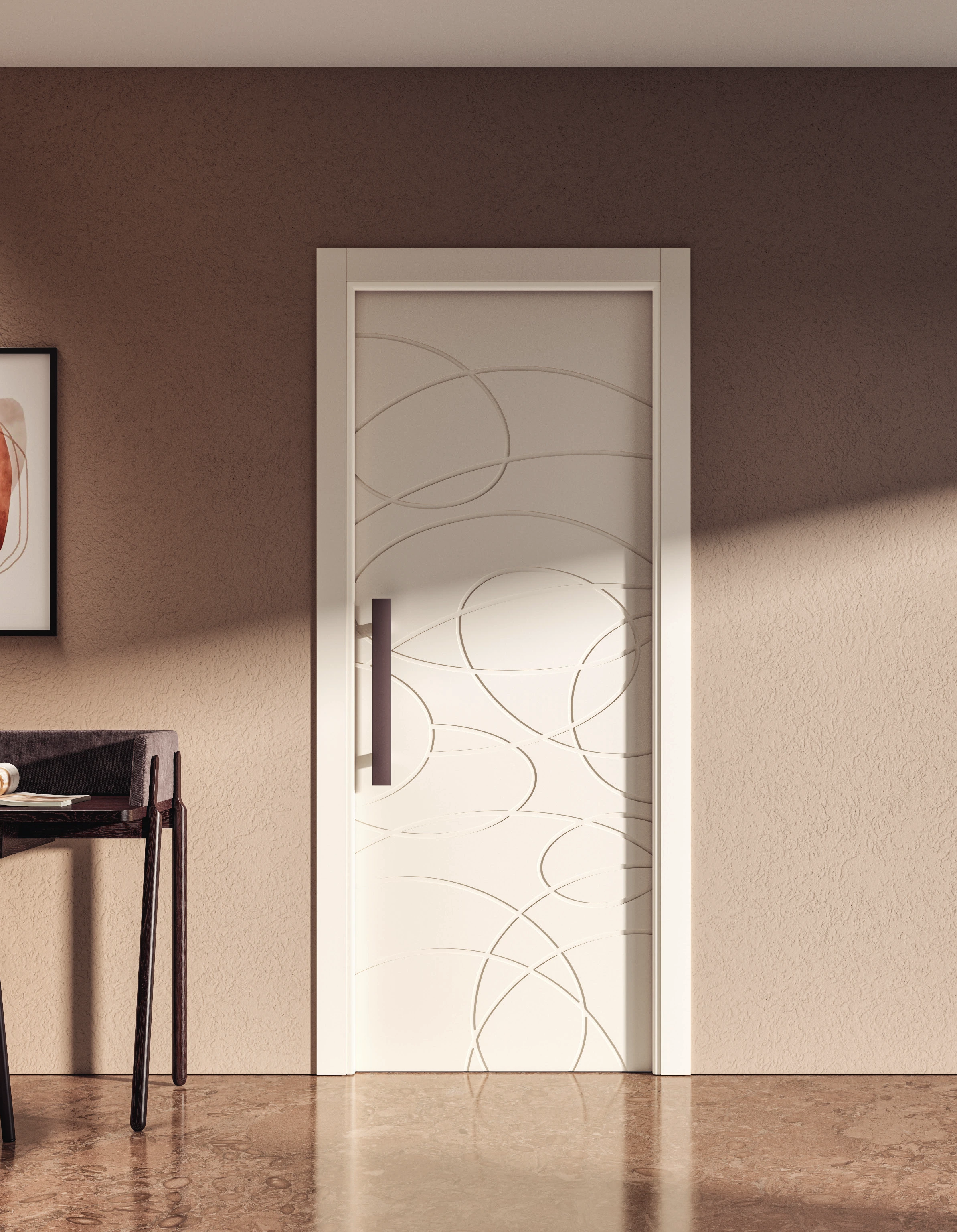 Bertolotto Natura: single door with a linear pattern