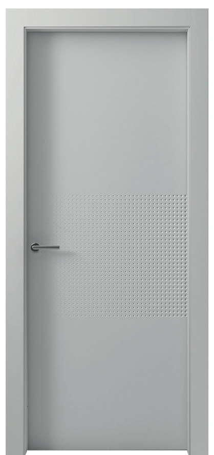 Hinged illustrated with a Millepunti door
