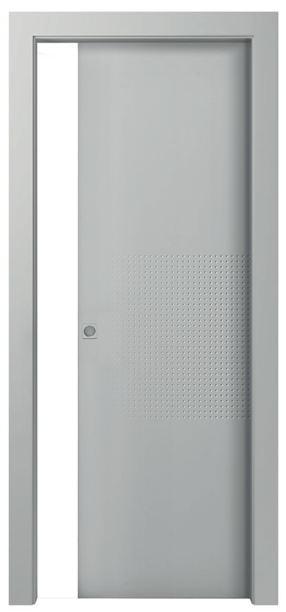 Pocket sliding illustrated with a Millepunti door