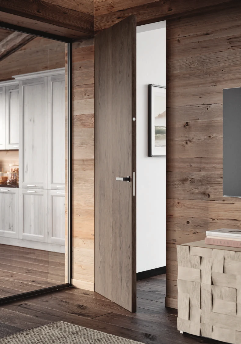 Bertolotto CL: veneered door opening into a room