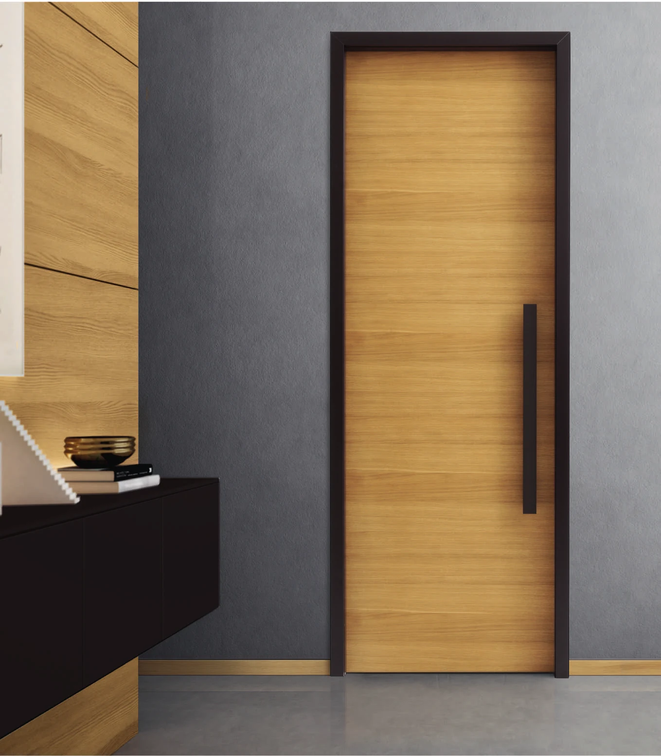 Bertolotto Doga Hori: honey-toned veneer door
