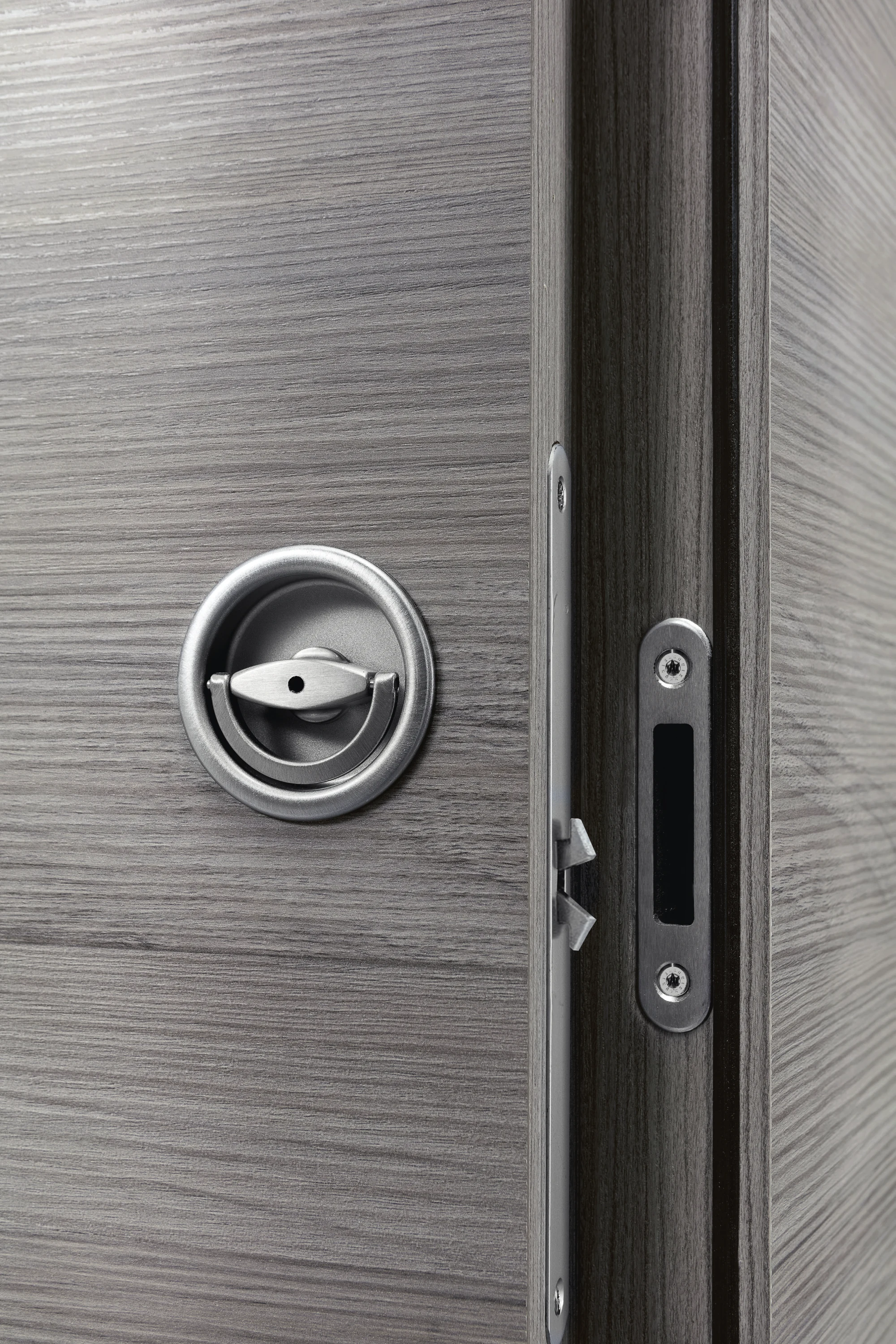 Bertolotto Grafite 111G: pocket sliding door handle detail