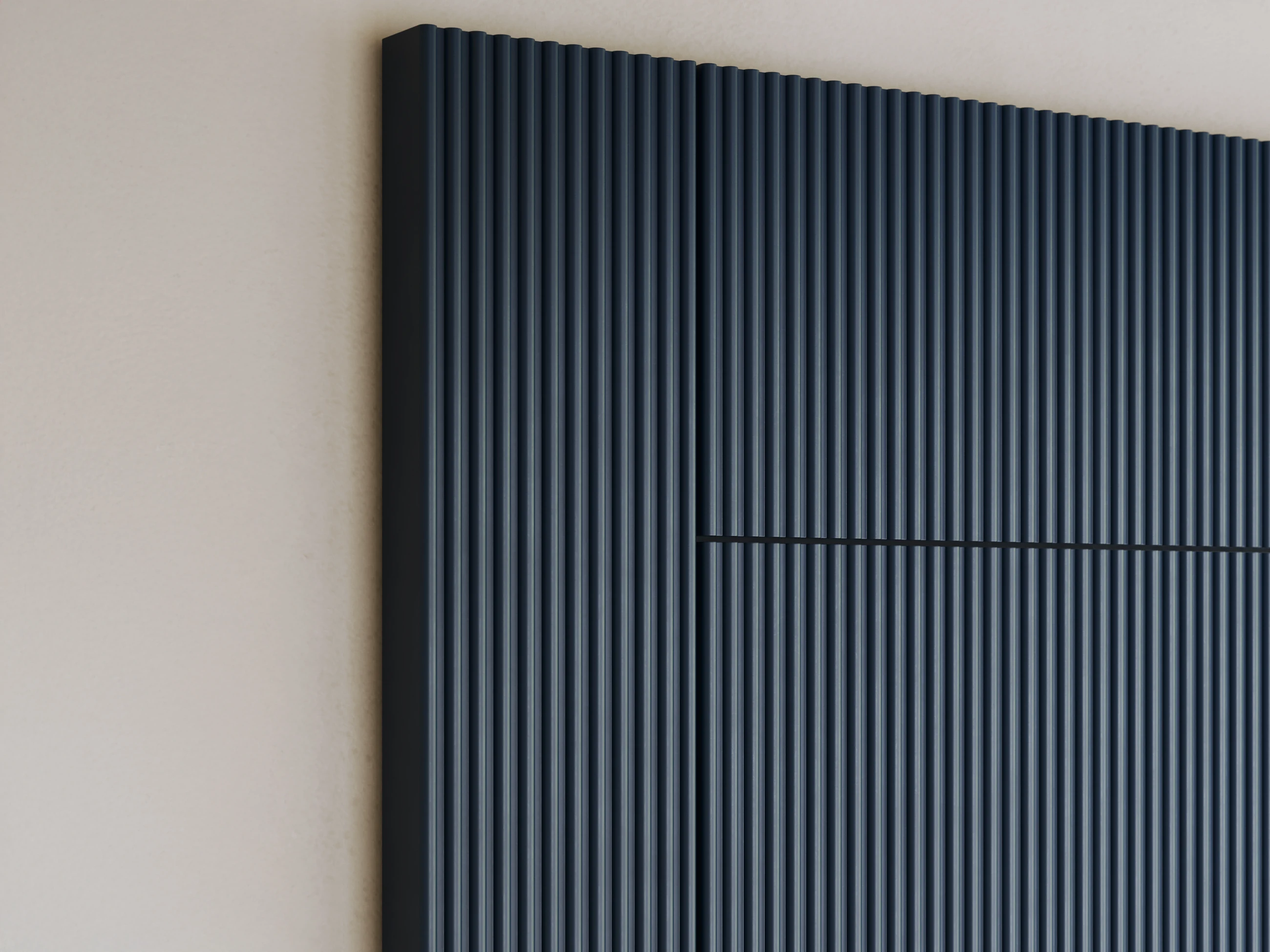 Bertolotto Millerighe: close view of vertical lacquered grooves