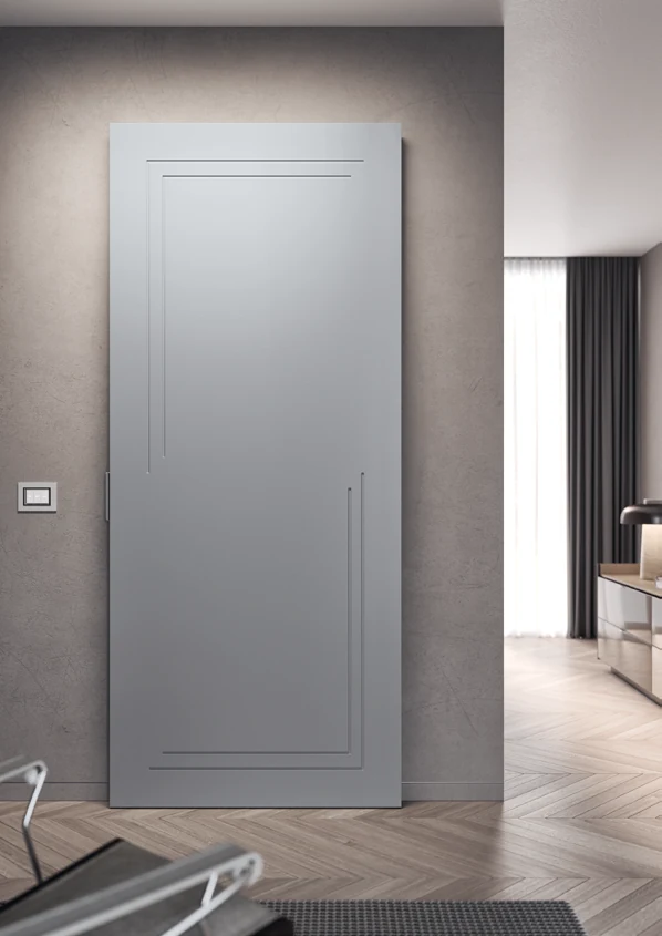 Bertolotto Panto Incise: blue incised door closed