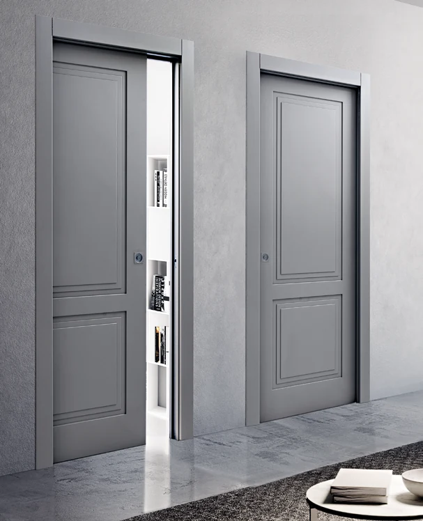 Bertolotto Panto Next: grey panelled doors in an interior