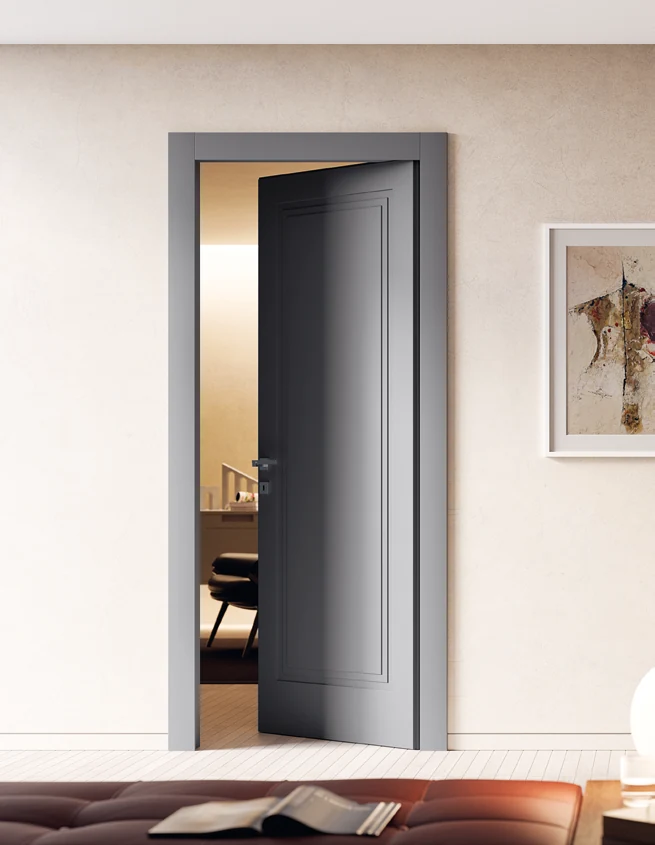 Bertolotto Panto Next: grey panelled door standing open